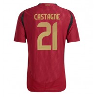 Belgien Timothy Castagne #21 Fußballbekleidung Heimtrikot EM 2024 Kurzarm